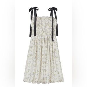 NWOT Brock Collection x H&M  Shoulder Strap Lyocell Blend Floral Dress, Size S